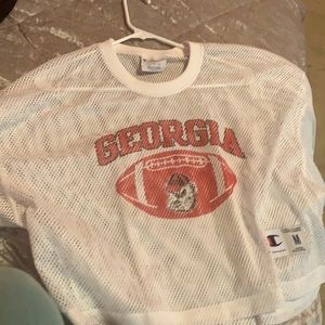 never worn champion UGA football jersey
